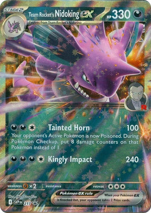 Team Rocket's Nidoking ex - 217 Promo SV: Scarlet & Violet Promo Cards 217