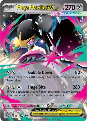 Mega Mawile ex - 094/132 Double Rare ME01: Mega Evolution 094/132