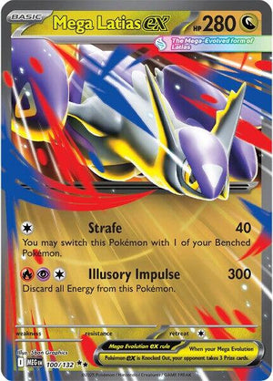 Mega Latias ex - 100/132 Double Rare ME01: Mega Evolution 100/132