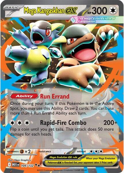 Mega Kangaskhan ex - 104/132 Double Rare ME01: Mega Evolution 104/132