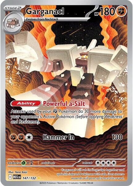 Garganacl - 147/132 Illustration Rare ME01: Mega Evolution 147/132