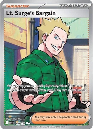 Lt. Surge's Bargain - 170/132 Ultra Rare ME01: Mega Evolution 170/132