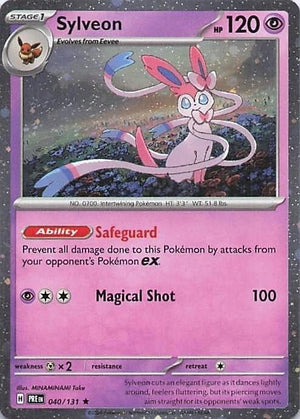 Sylveon - 040/131 (Cosmos Holo) Rare Miscellaneous Cards & Products 040/131