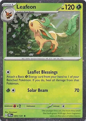 Leafeon - 005/131 (Cosmos Holo) Rare Miscellaneous Cards & Products 005/131