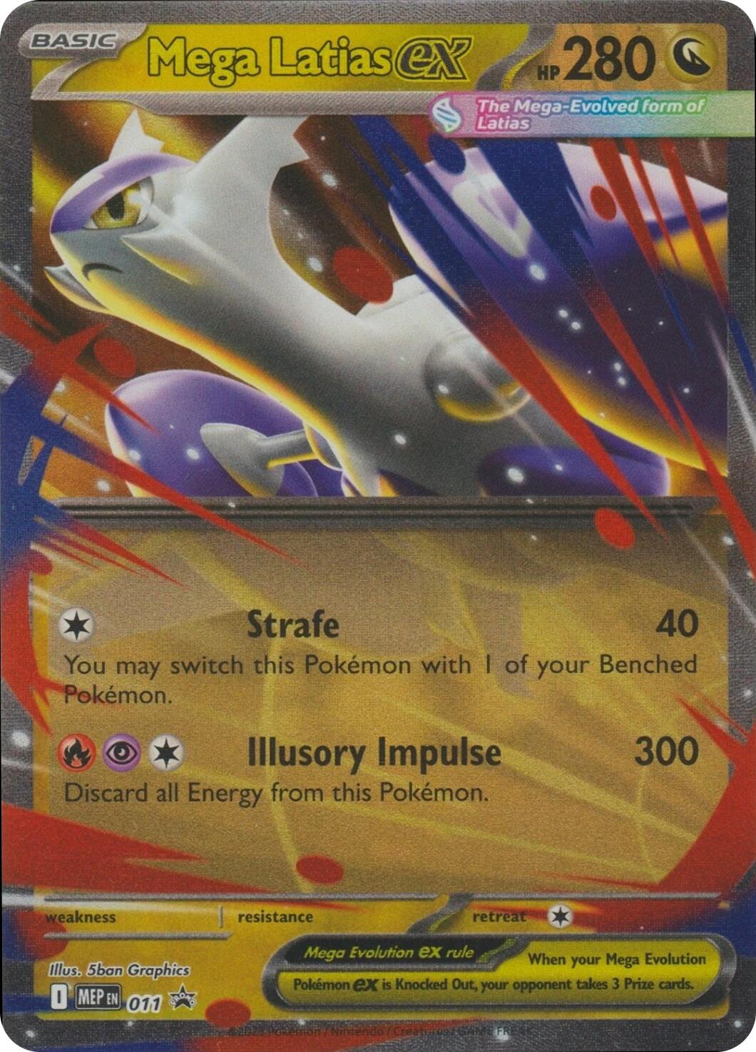 Mega Latias ex - 011 Promo ME: Mega Evolution Promo 011