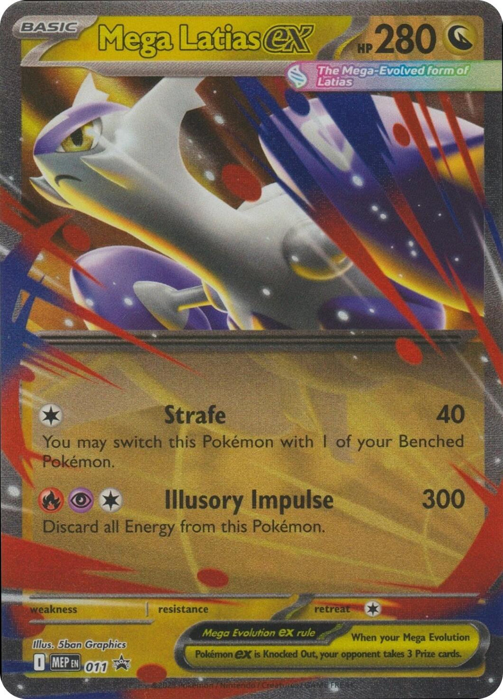 Mega Latias ex - 011 Promo ME: Mega Evolution Promo 011
