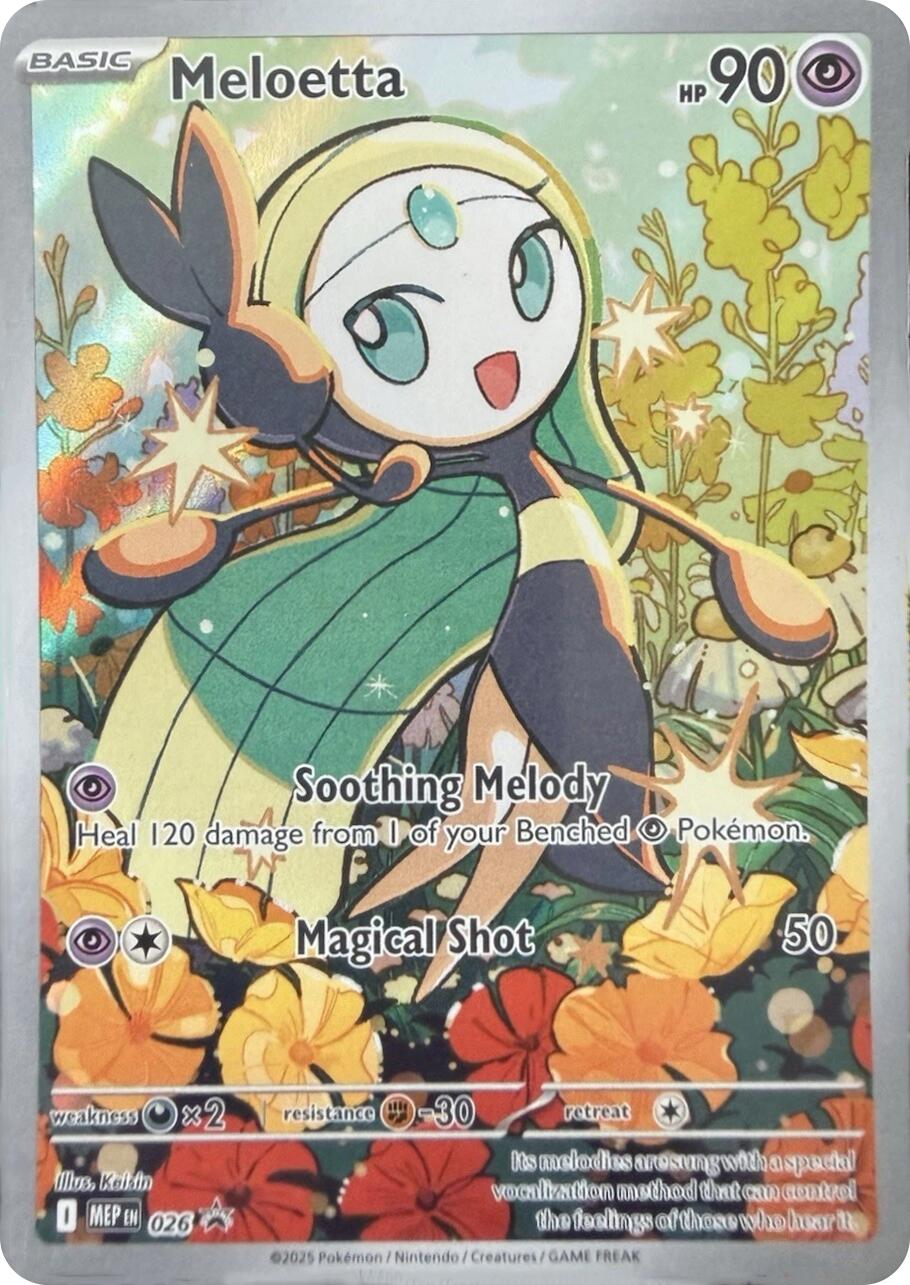 Meloetta - 026 Illustration Rare ME: Mega Evolution Promo 026