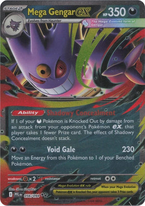 Mega Gengar ex Double Rare ME02: Phantasmal Flames 056/094