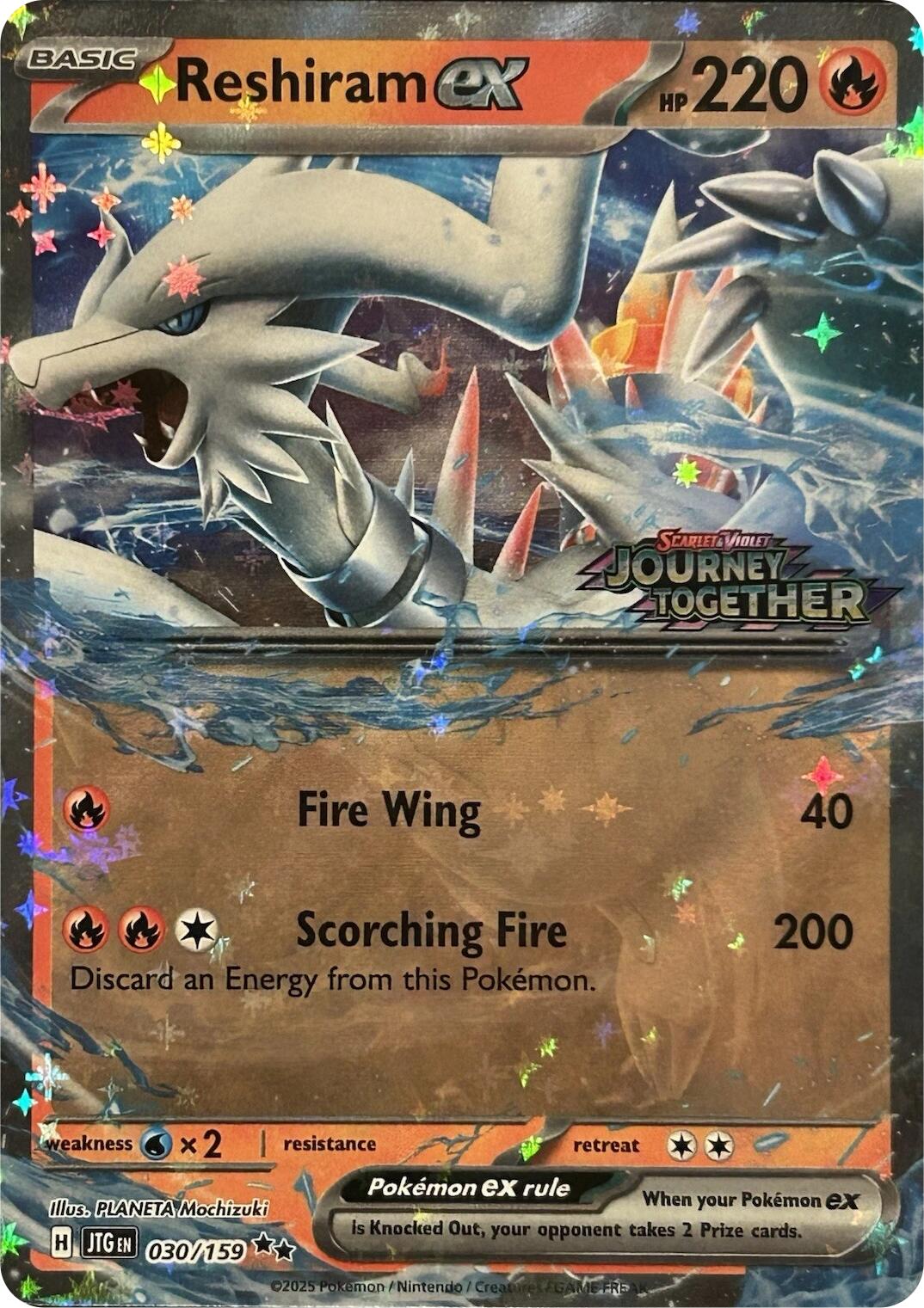 Reshiram ex (Journey Together Stamped) Double Rare Miscellaneous Cards & Products 030/159