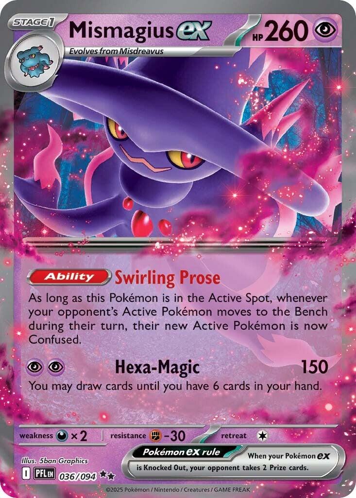 Mismagius ex - 036/094 Double Rare ME02: Phantasmal Flames 036/094