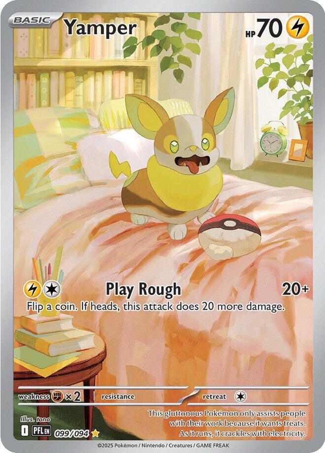 Yamper - 099/094 Illustration Rare ME02: Phantasmal Flames 099/094