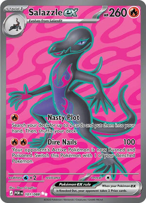 Salazzle ex - 101/088 Ultra Rare ME03: Perfect Order 101/088