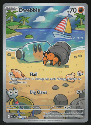 Dwebble Illustration Rare SV: Black Bolt 129/086 NM