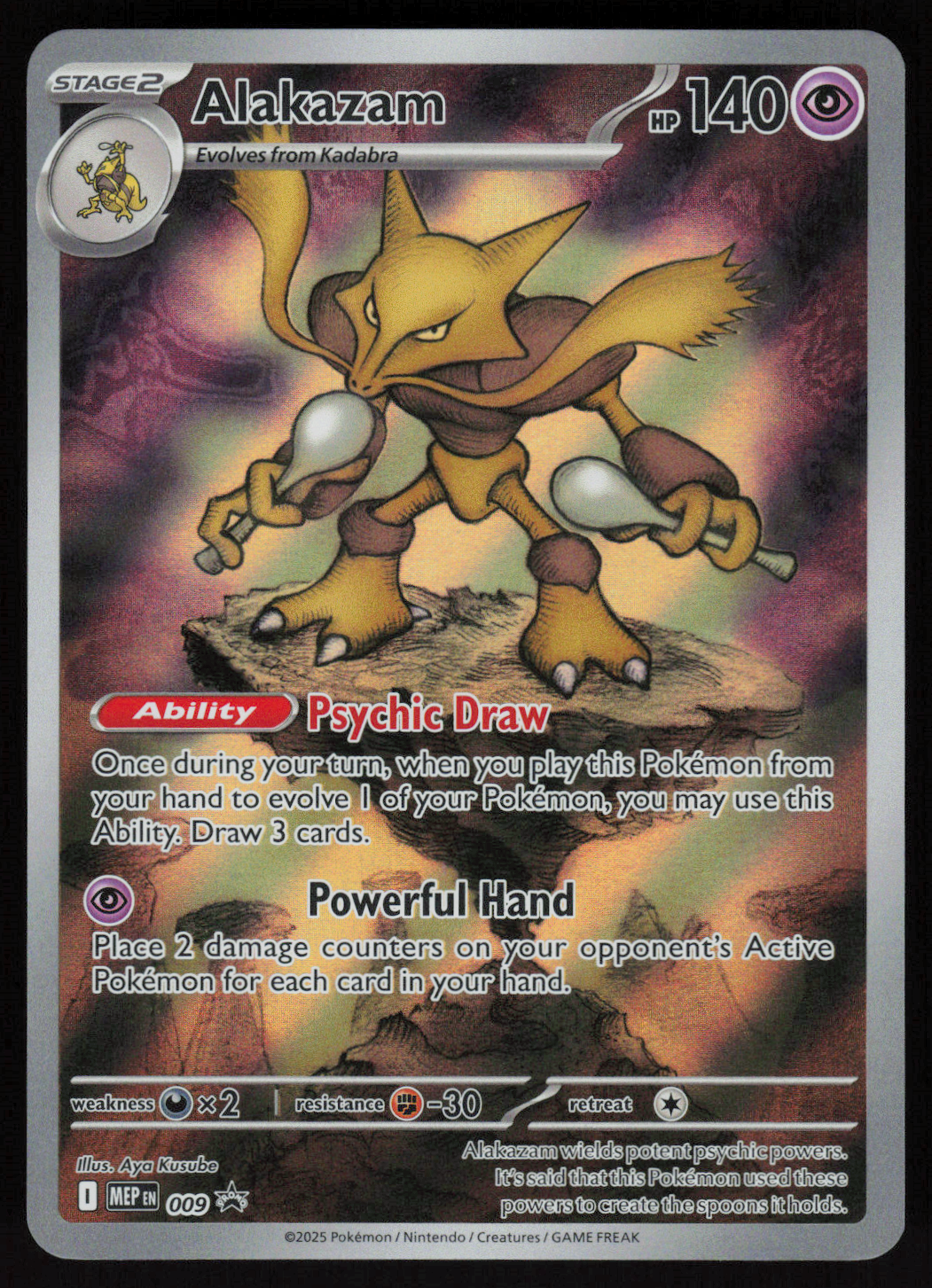 Alakazam Promo ME: Mega Evolution Promo 009 NM
