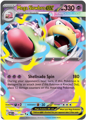 Mega Slowbro ex Double Rare ME05: Pitch Black 031/084