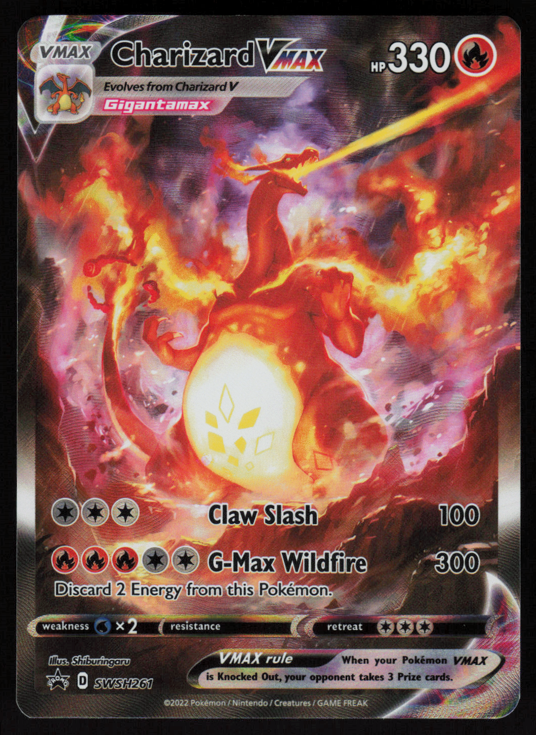 Charizard VMAX Promo SWSH: Sword & Shield Promo Cards SWSH261 NM