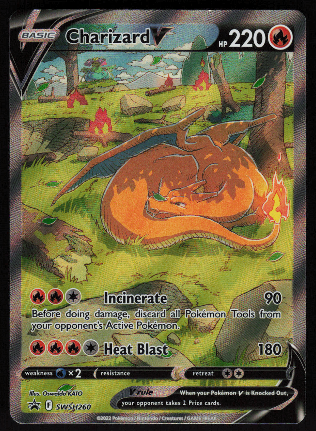 Charizard V - Promo SWSH: Sword & Shield Promo Cards SWSH260 NM