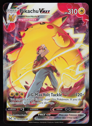 Pikachu VMAX Ultra Rare SWSH11: Lost Origin Trainer Gallery TG17/TG30 NM