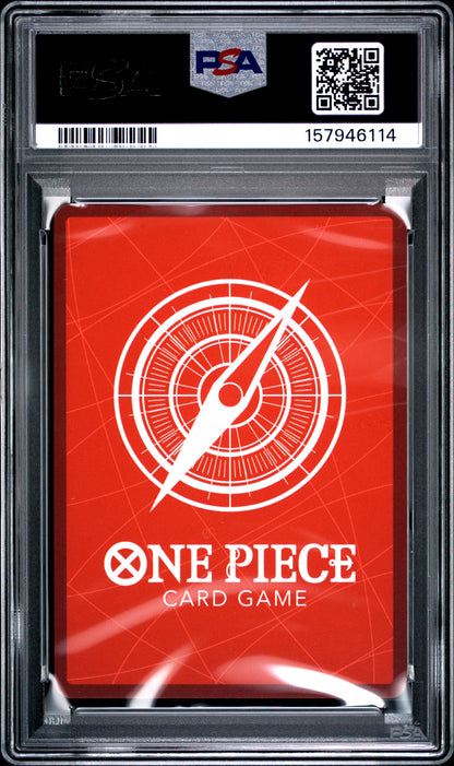 2025 ONE PIECE OP13-CARRYING ON HIS WILL | ALTERNATE ART #001 MONKEY D. LUFFY PSA 10