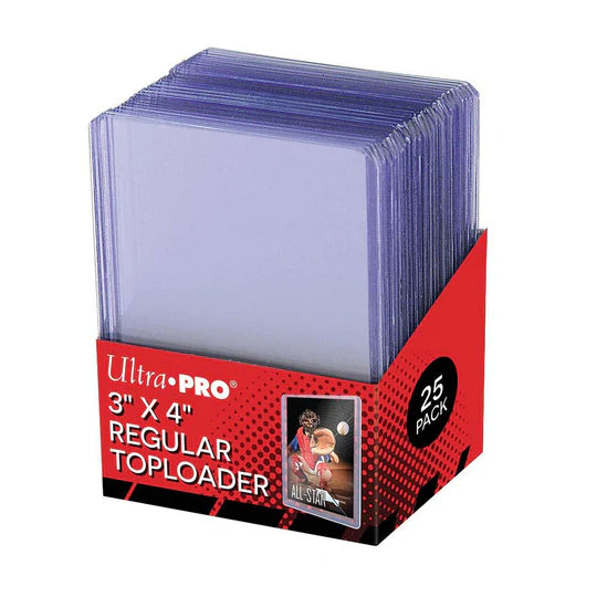 Ultra Pro 3" X 4" Regular Top Loader 25 Count