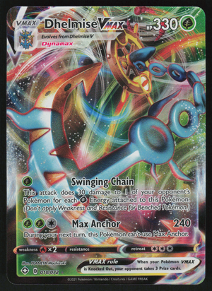 Dhelmise VMAX Ultra Rare Shining Fates 010/072 NM