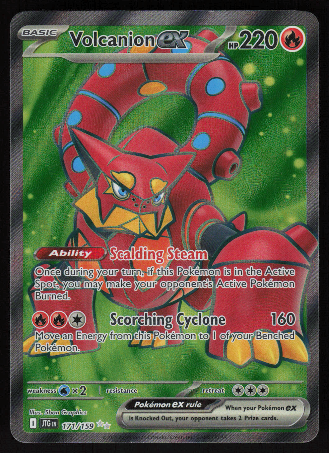 Volcanion ex Ultra Rare SV09: Journey Together 171/159 NM