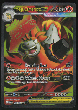 Mega Camerupt ex Ultra Rare ME01: Mega Evolution 156/132 NM
