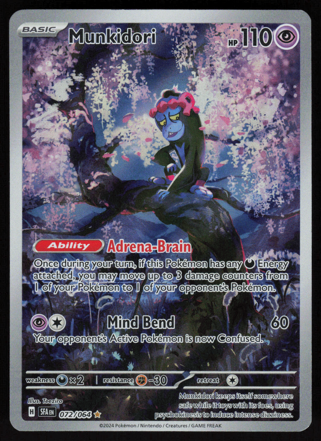 Munkidori Illustration Rare SV: Shrouded Fable 072/064 NM