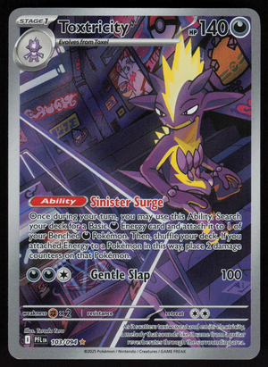Toxtricity Illustration Rare ME02: Phantasmal Flames 103/094 NM