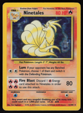 Ninetales Holo Rare Base Set 012/102 HP