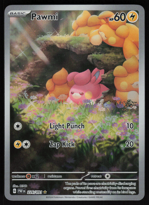 Pawmi Illustration Rare SV: Paldean Fates 226/091 NM