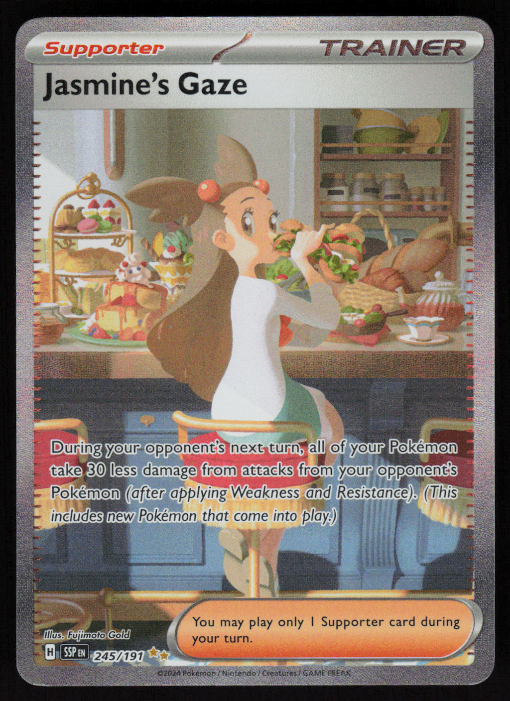 Jasmine's Gaze Special Illustration Rare SV08: Surging Sparks 245/191 NM