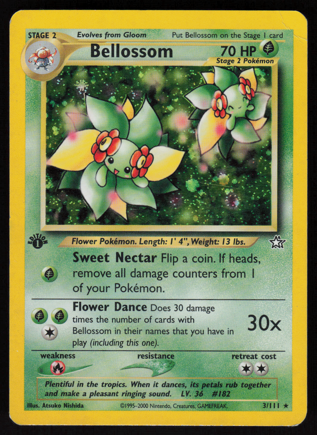 Bellossom Holo Rare Neo Genesis 003/111 LP