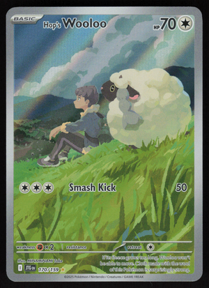 Hop's Wooloo - Illustration Rare SV09: Journey Together 170/159 NM