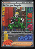 Lt. Surge's Bargain Special Illustration Rare ME01: Mega Evolution 185/132 NM