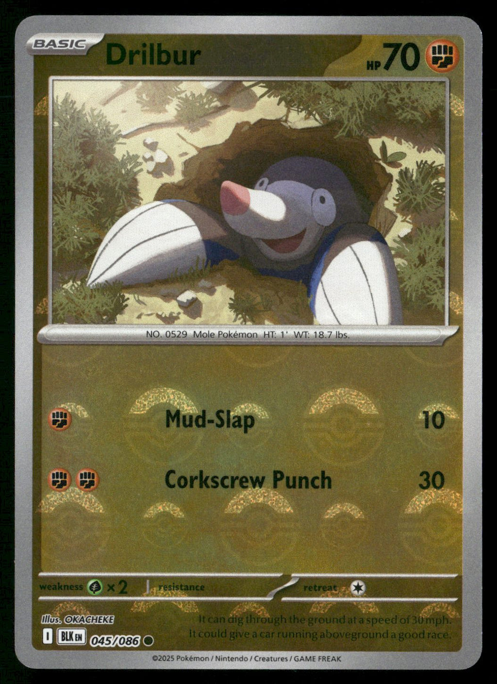 Drilbur (Poke Ball Pattern)