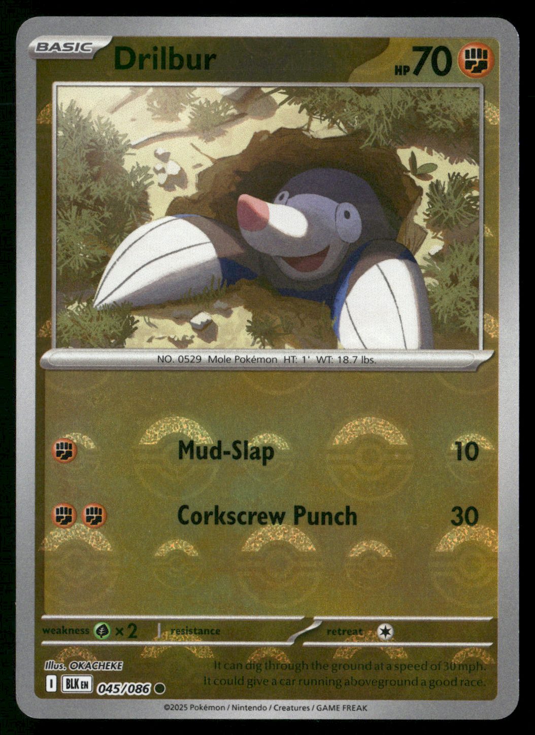 Drilbur (Poke Ball Pattern)