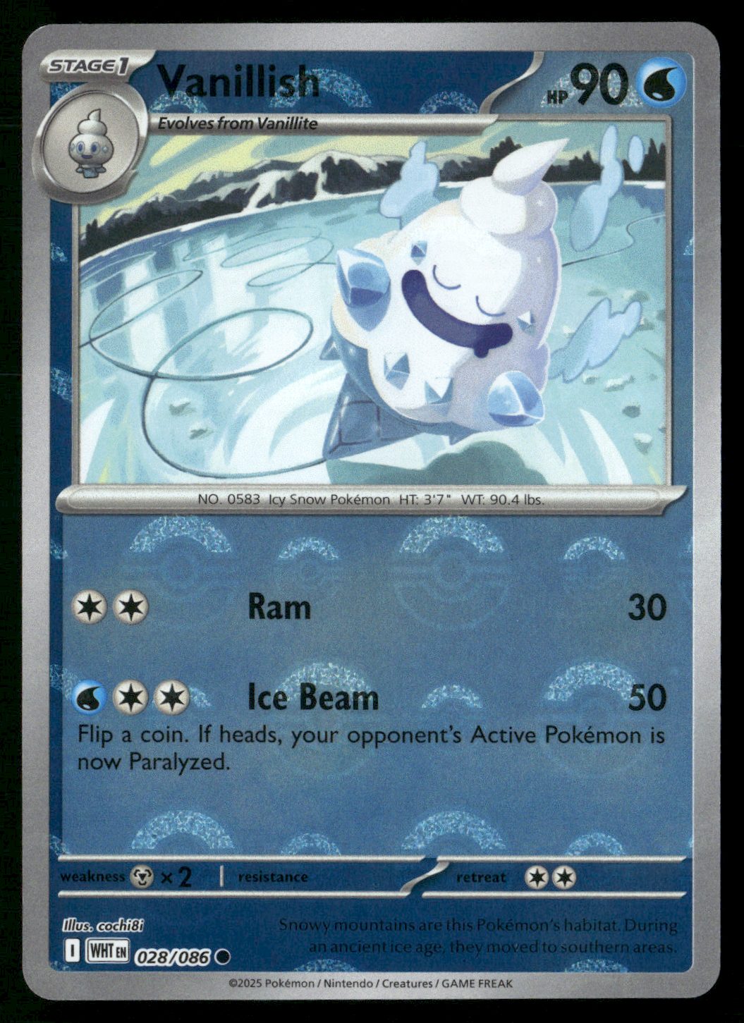 Vanillish (Poke Ball Pattern)