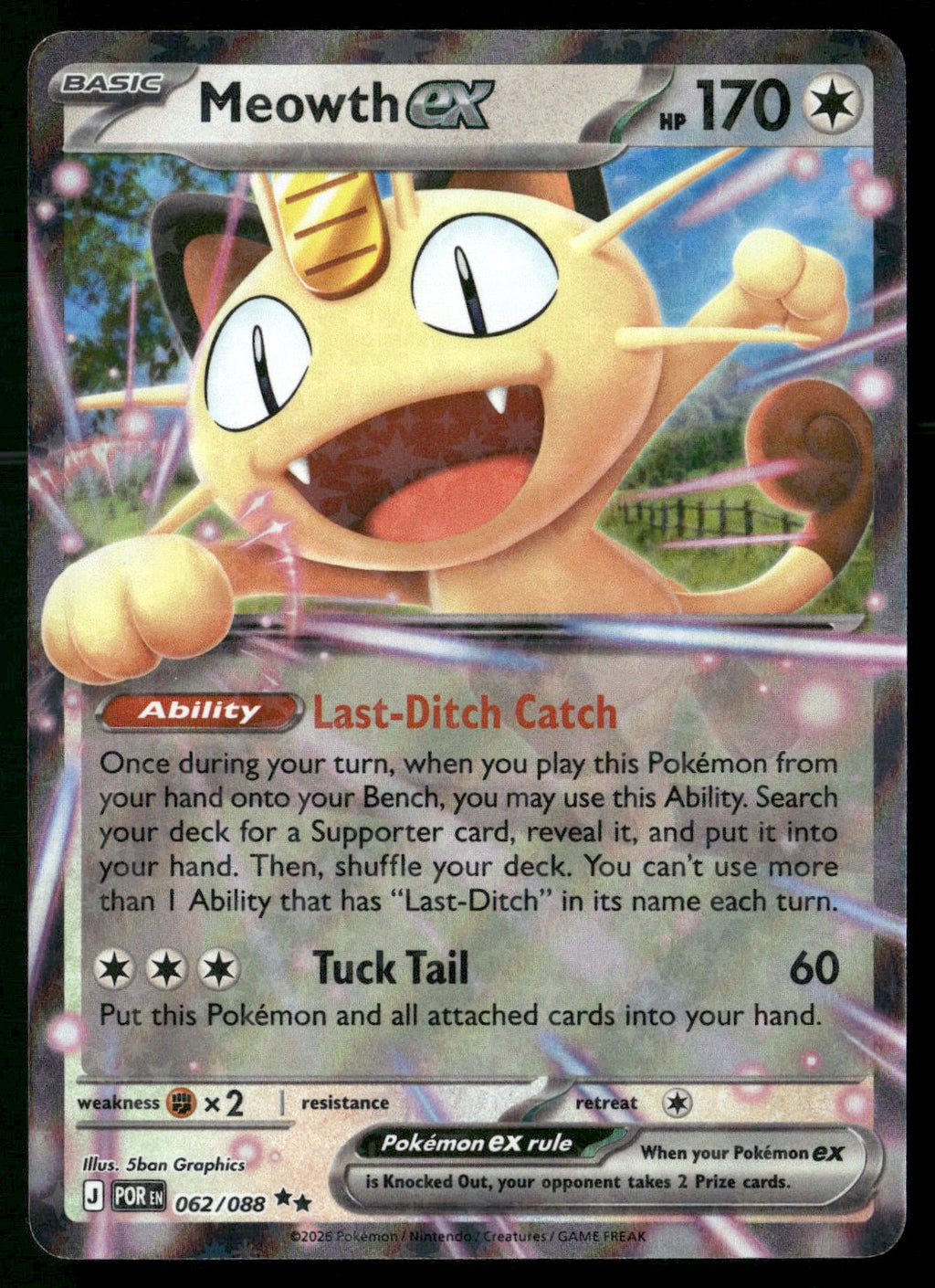 Meowth ex - 062/088