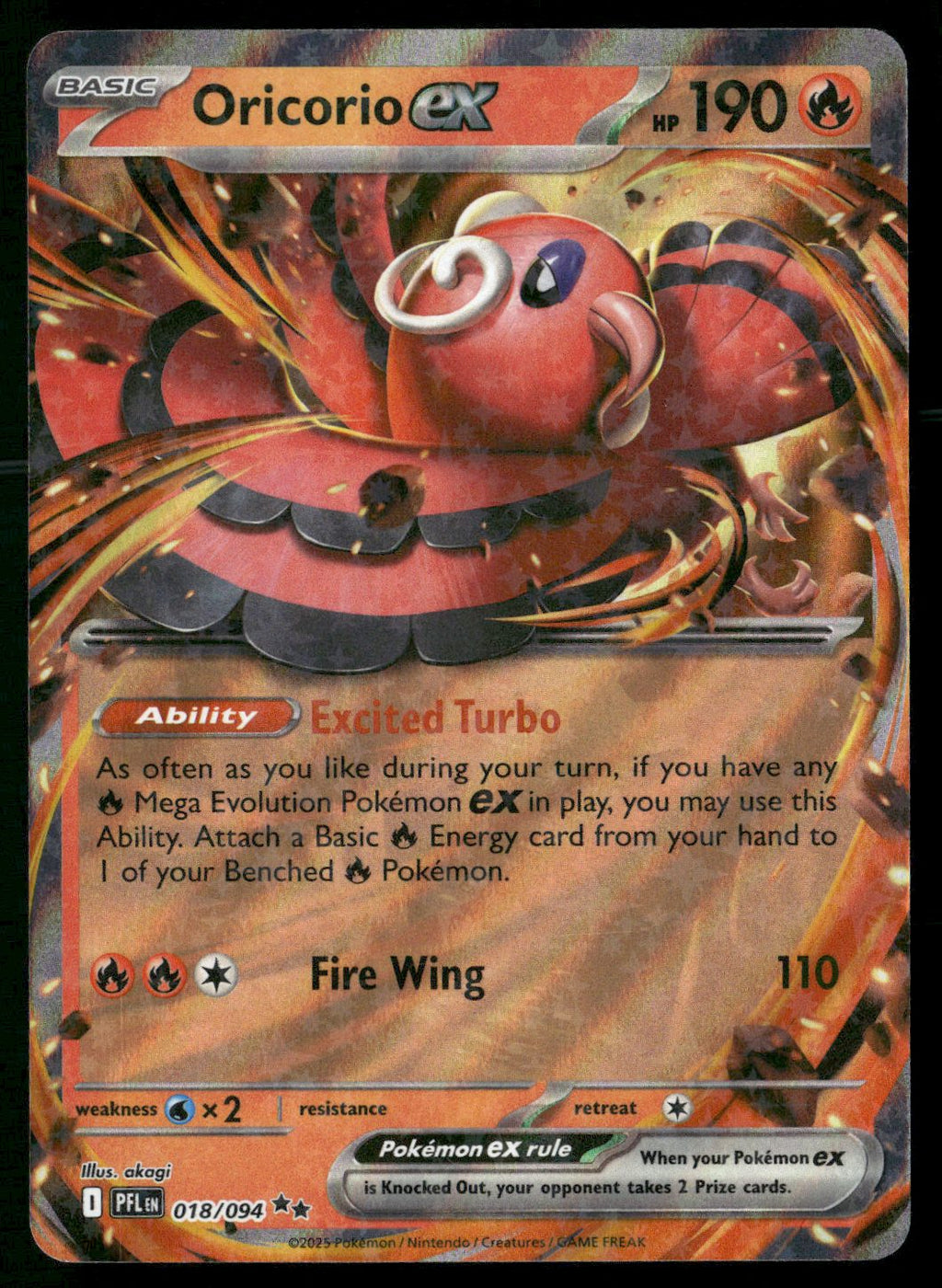 Oricorio ex - 018/094