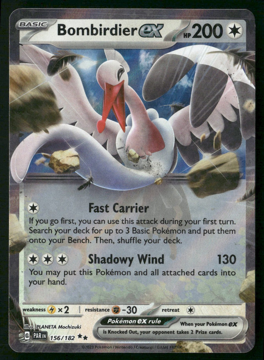 Bombirdier ex Double Rare SV04: Paradox Rift 156/182