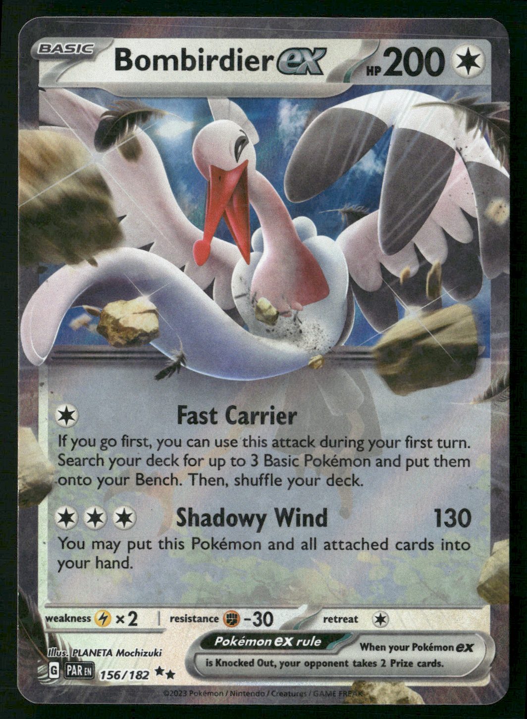 Bombirdier ex Double Rare SV04: Paradox Rift 156/182