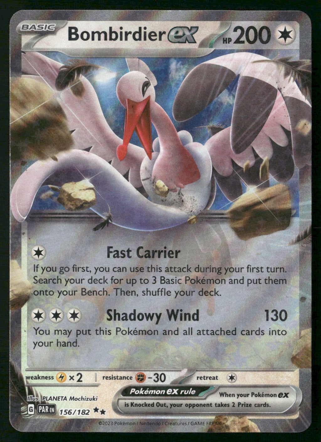 Bombirdier ex Double Rare SV04: Paradox Rift 156/182