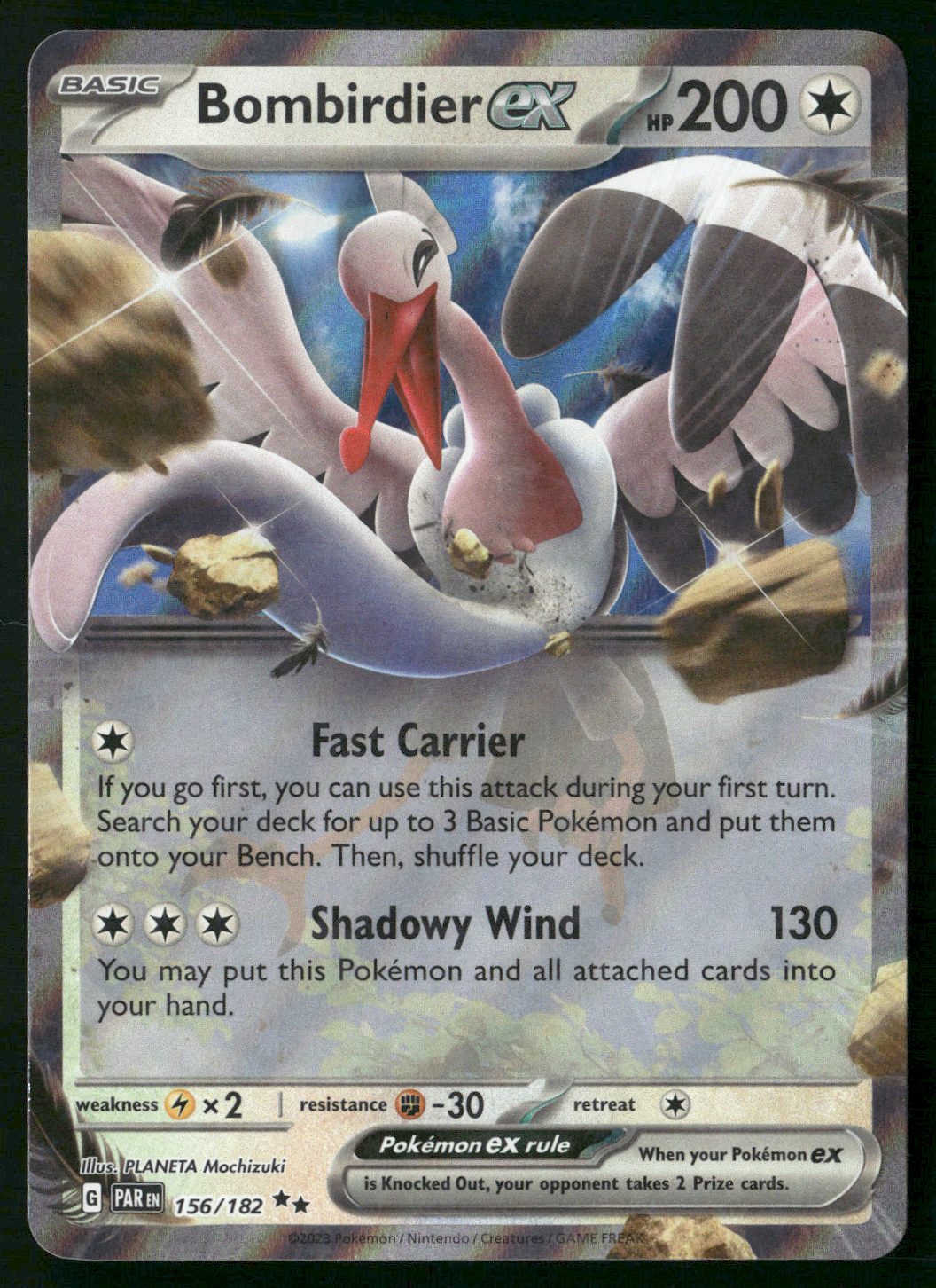 Bombirdier ex Double Rare SV04: Paradox Rift 156/182