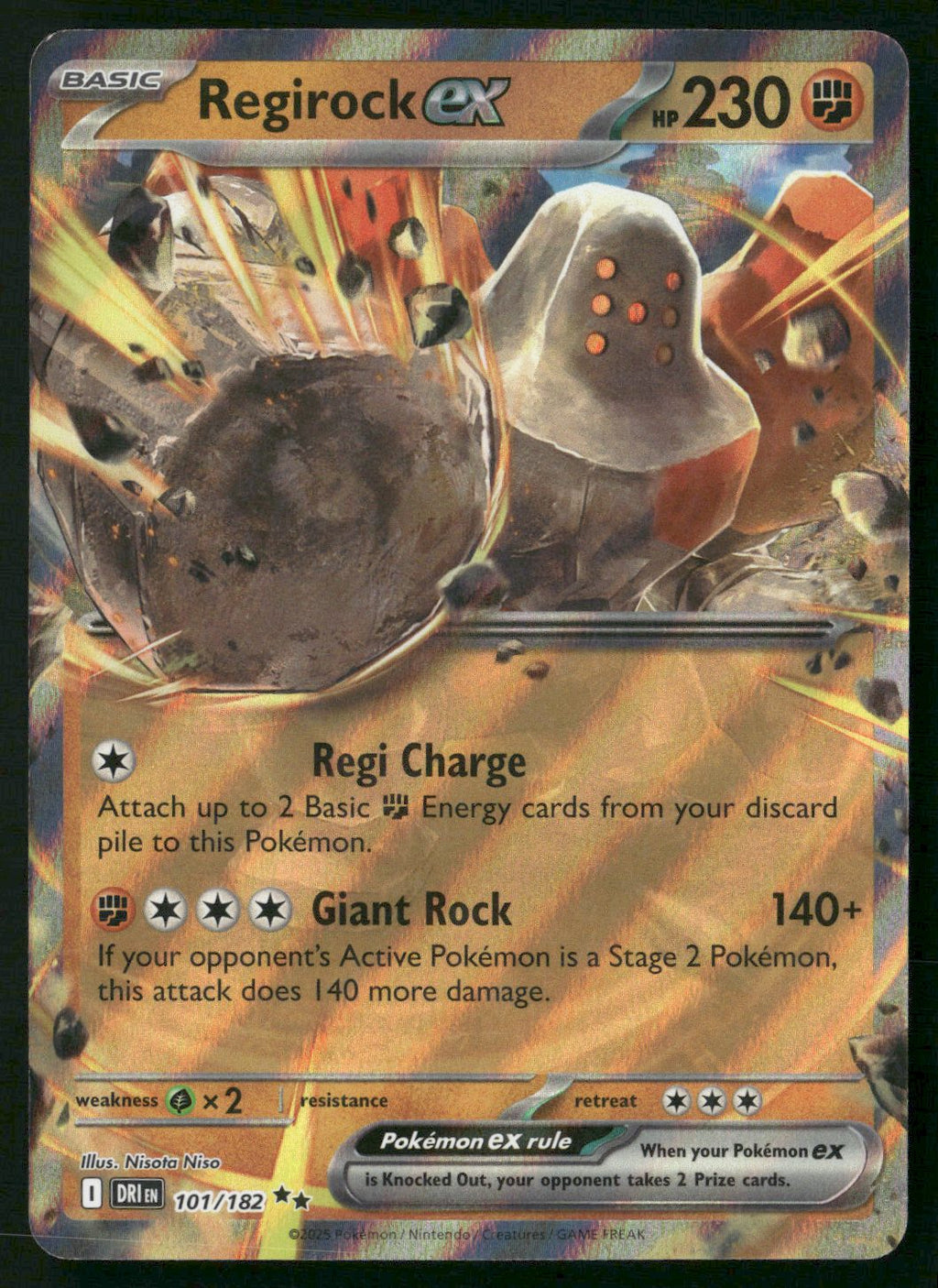 Regirock ex - 101/182