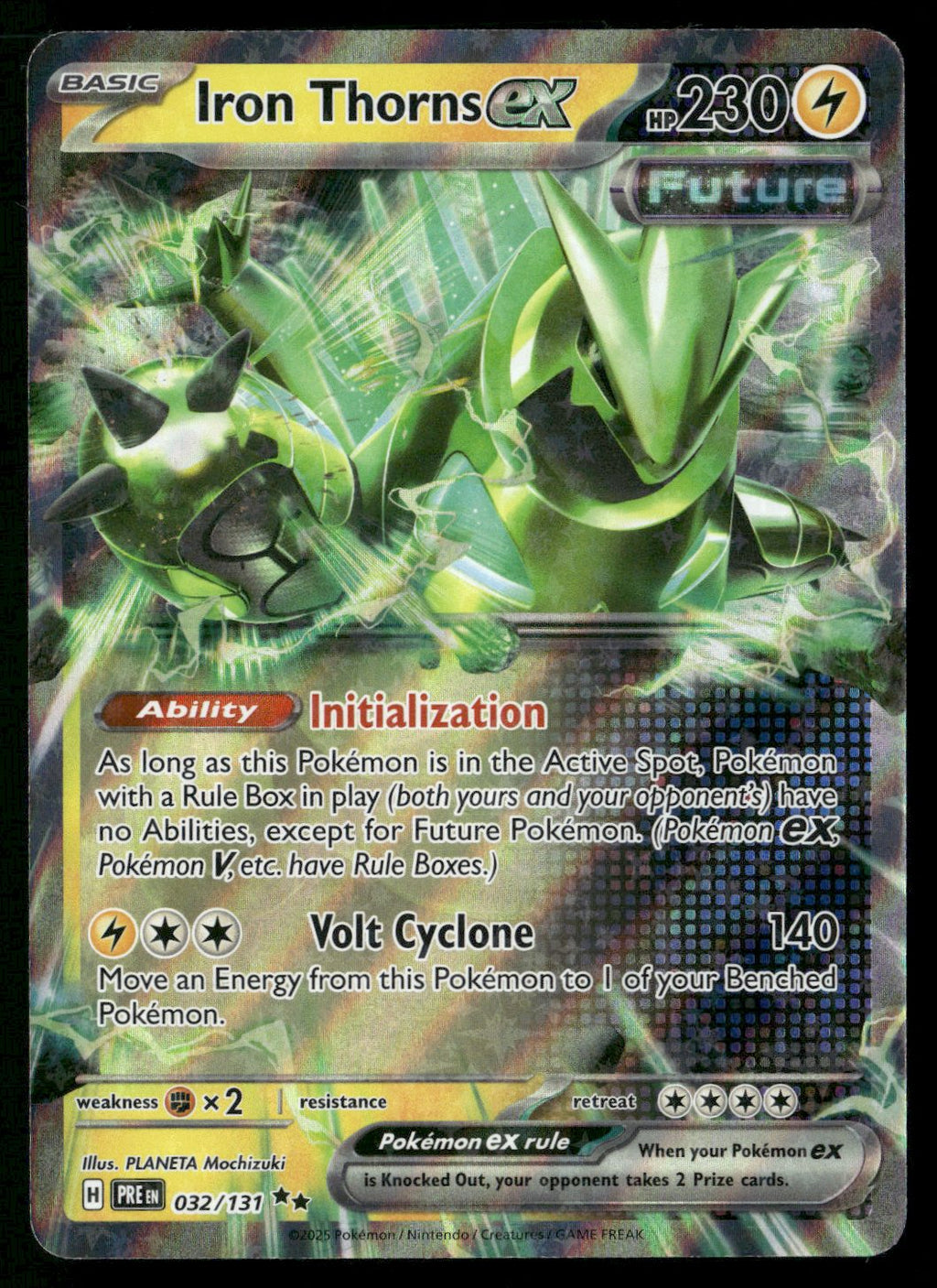 Iron Thorns ex Double Rare SV: Prismatic Evolutions 032/131