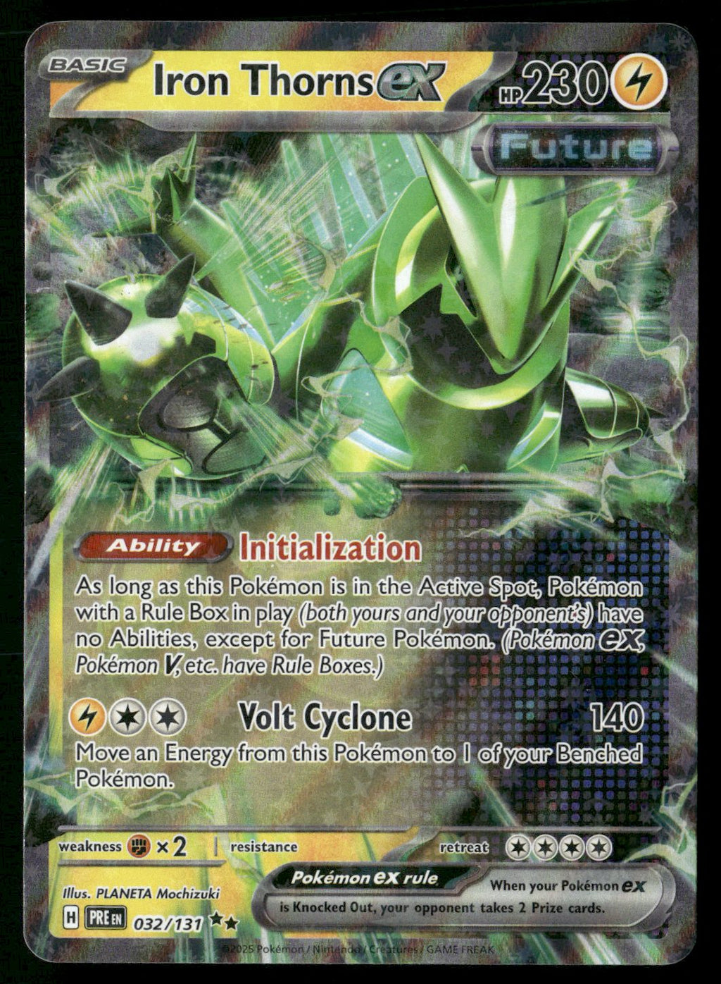 Iron Thorns ex Double Rare SV: Prismatic Evolutions 032/131