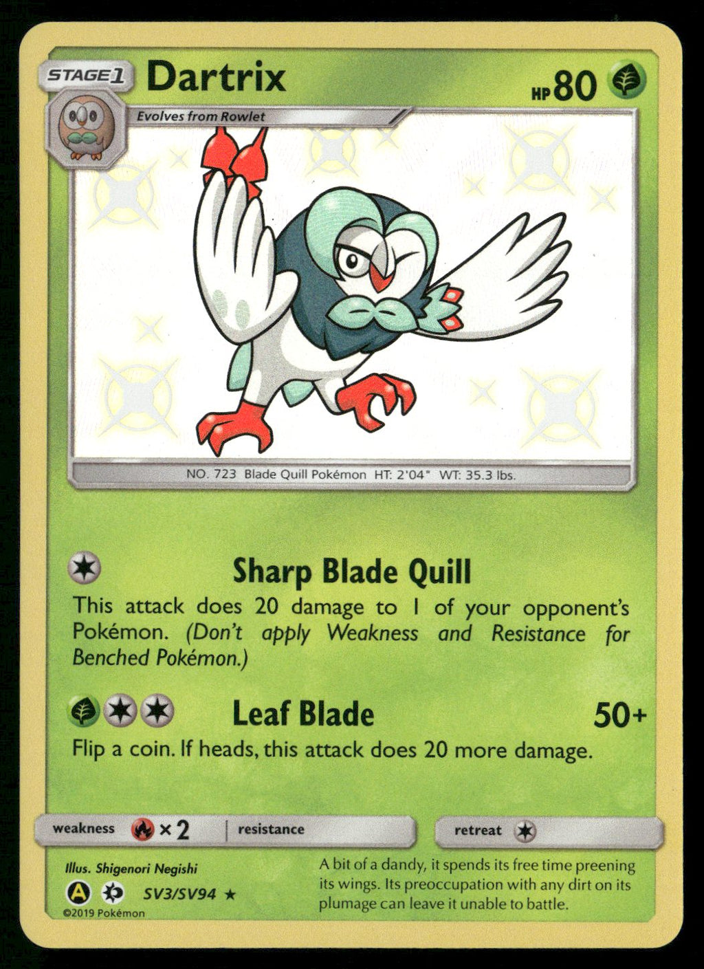 Dartrix | Near Mint / English / Holofoil