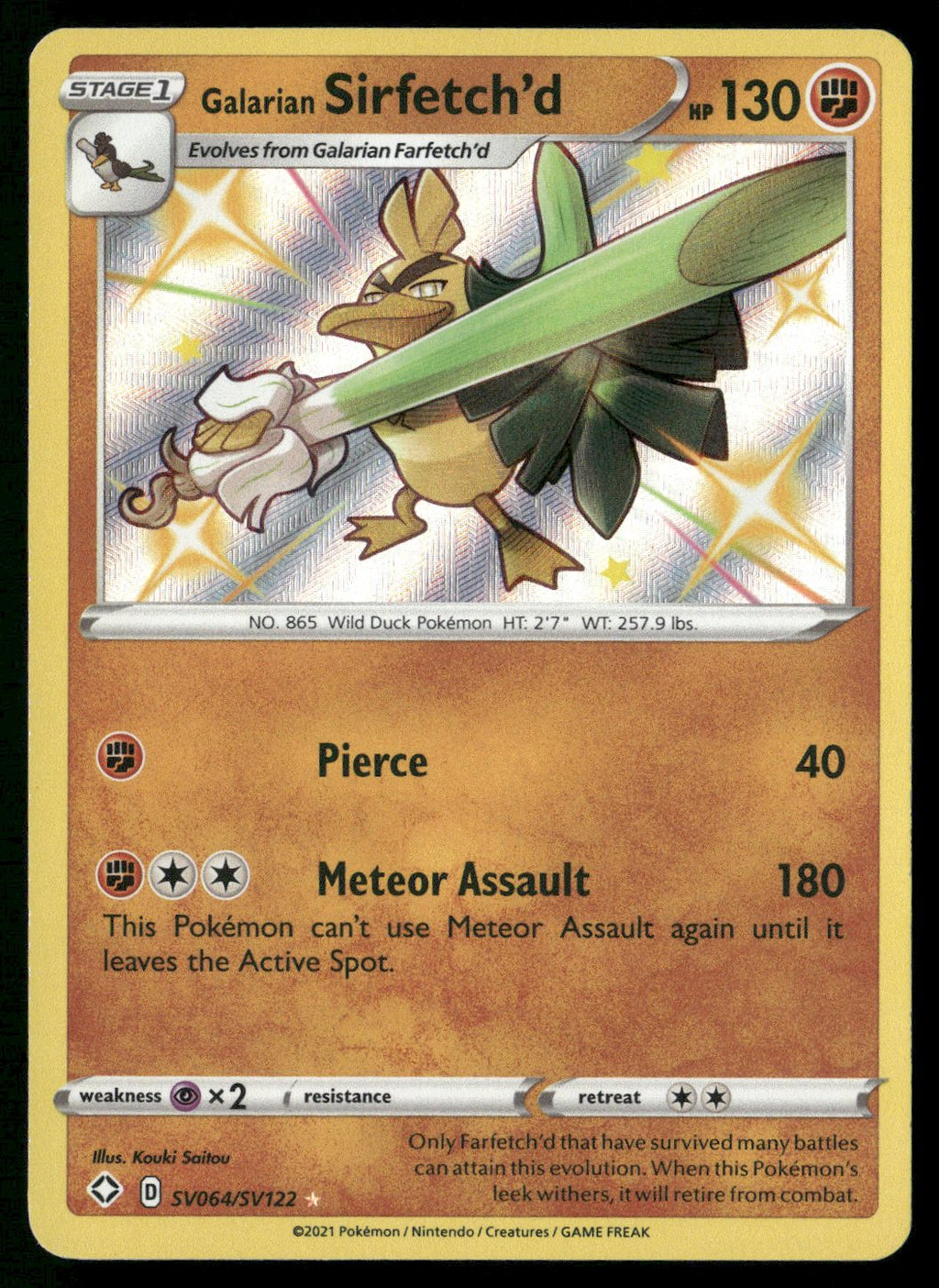 Galarian Sirfetch'd
