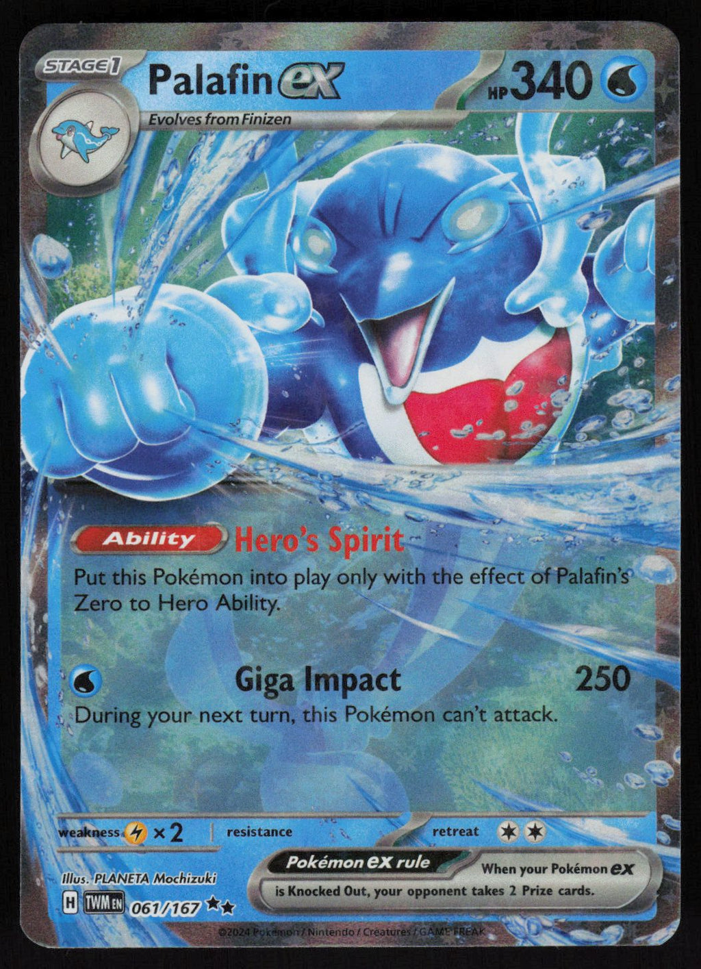Palafin ex - 061/167 | Near Mint / English / Holofoil